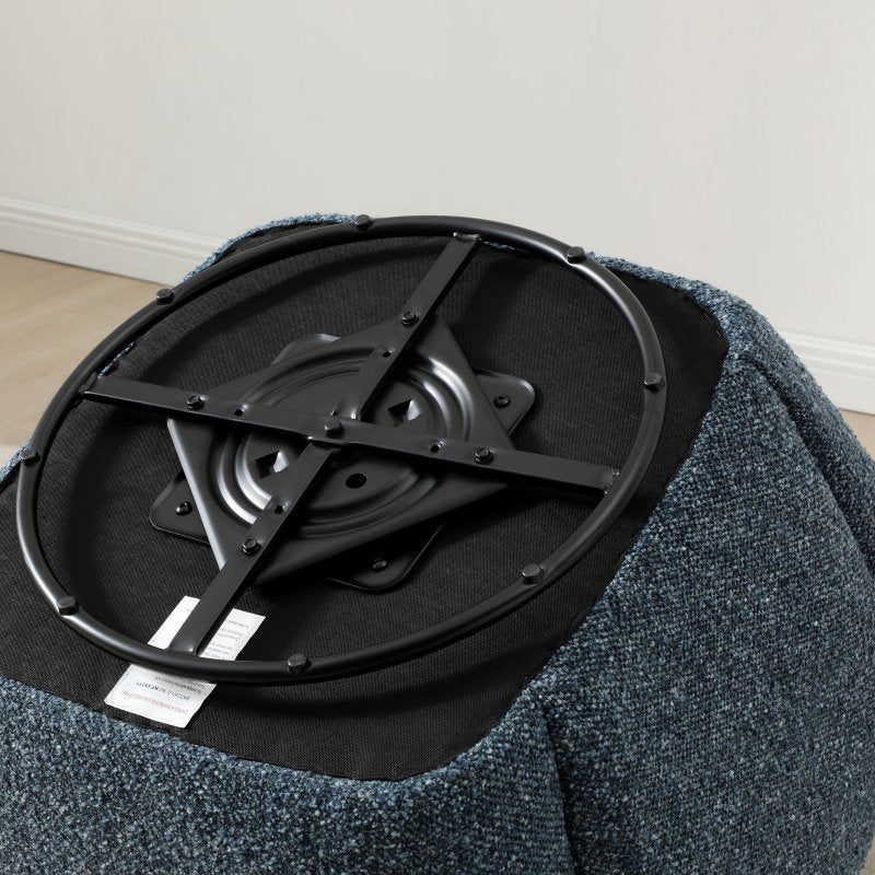 Micky Swivel Chair l Natural - Rydan Interiors