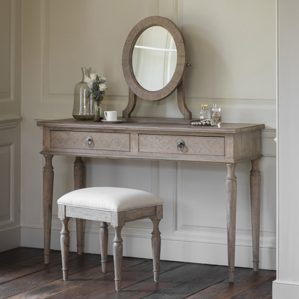 Colonial Parquet Inlay Dressing Table
