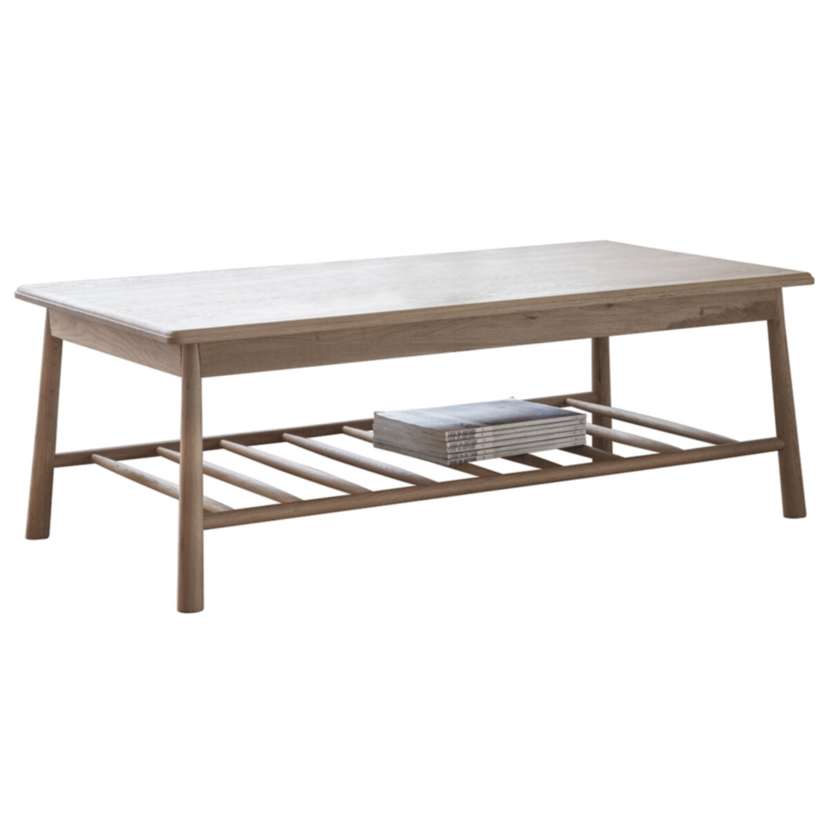 Emiko Metal And Wood Rect Coffee Table 