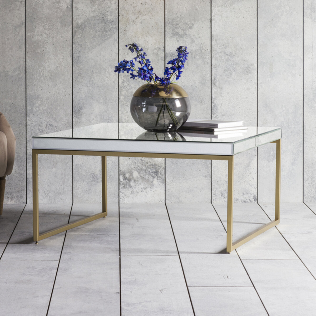 Mirrored Coffee Table | Champagne 