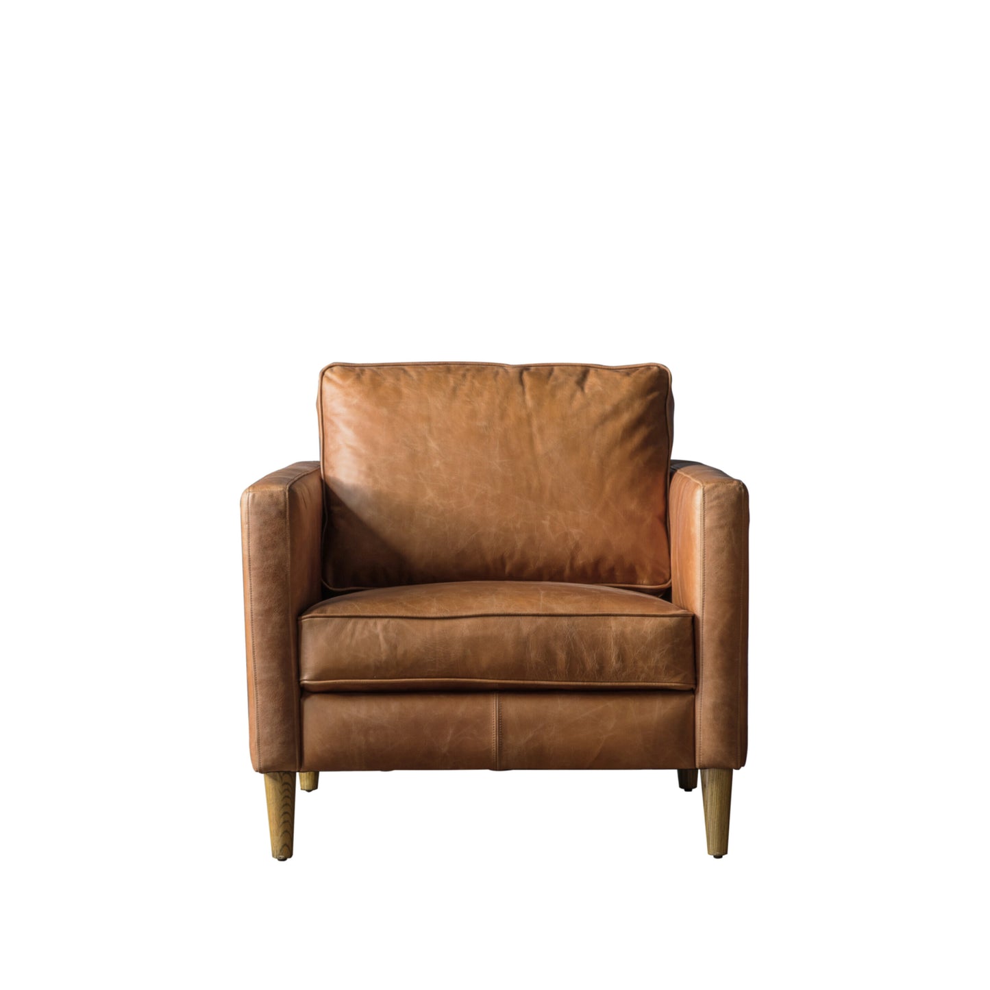 Ozzy Armchair | Vintage Brown Leather