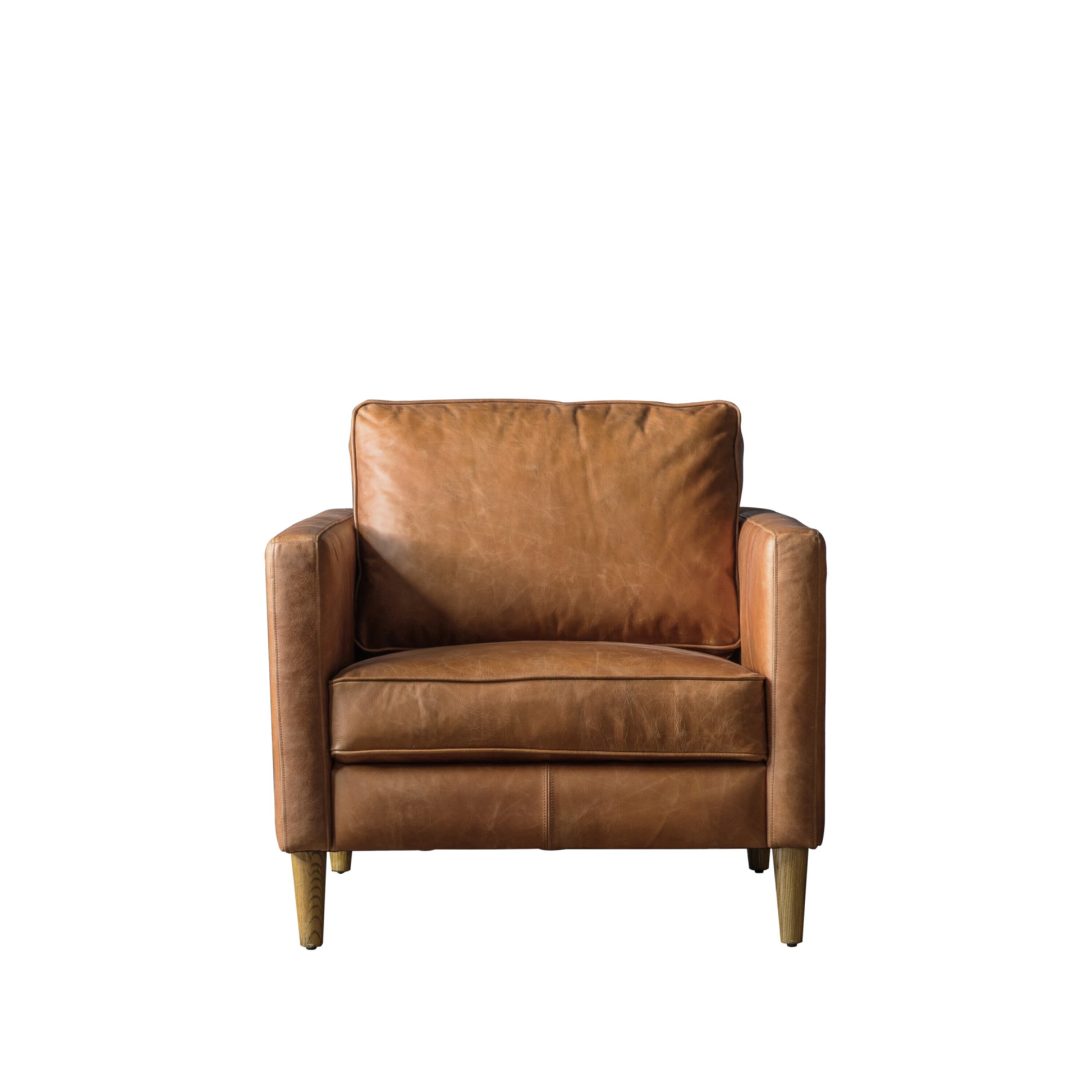 Ozzy Armchair | Vintage Brown Leather