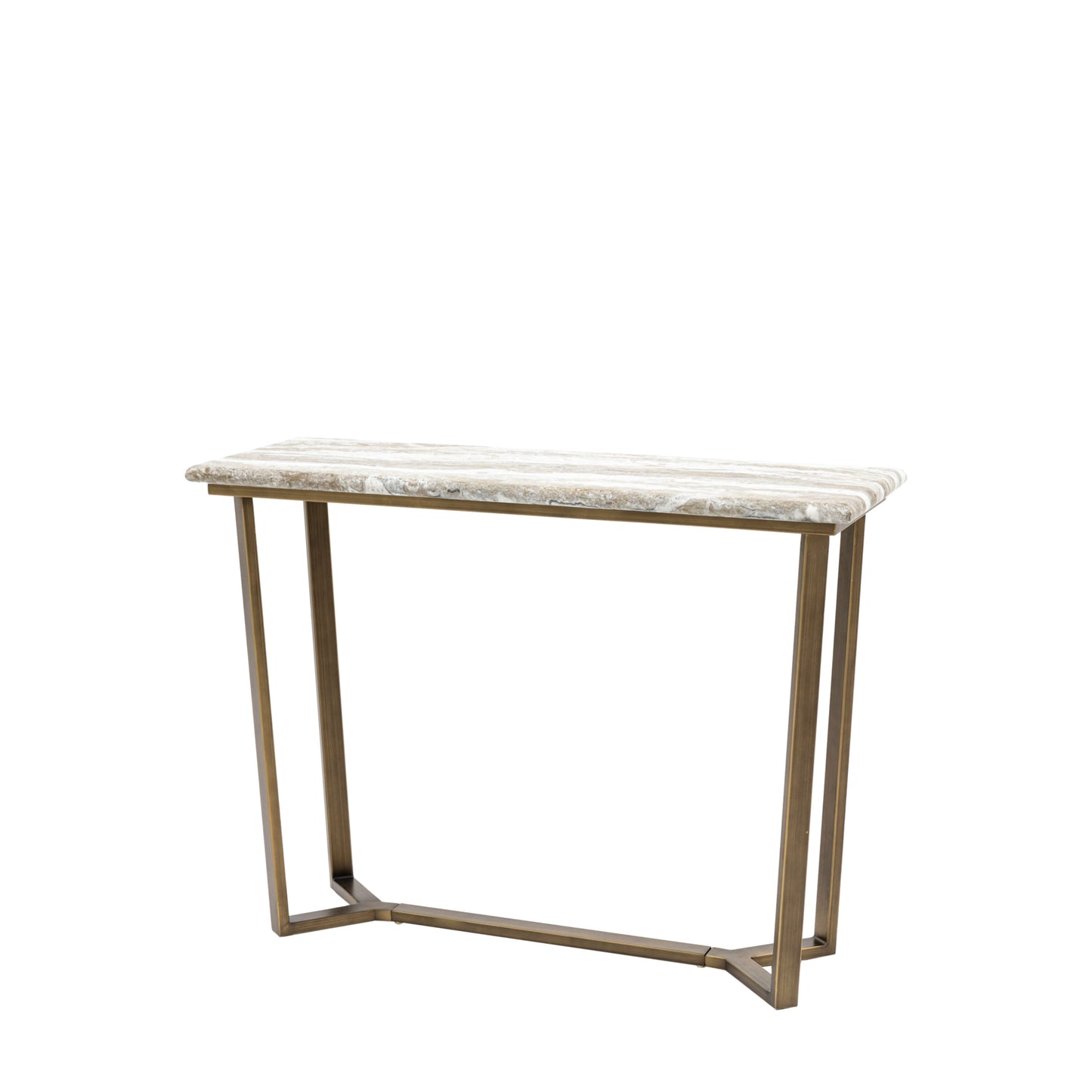 Faux Marble Console Table 