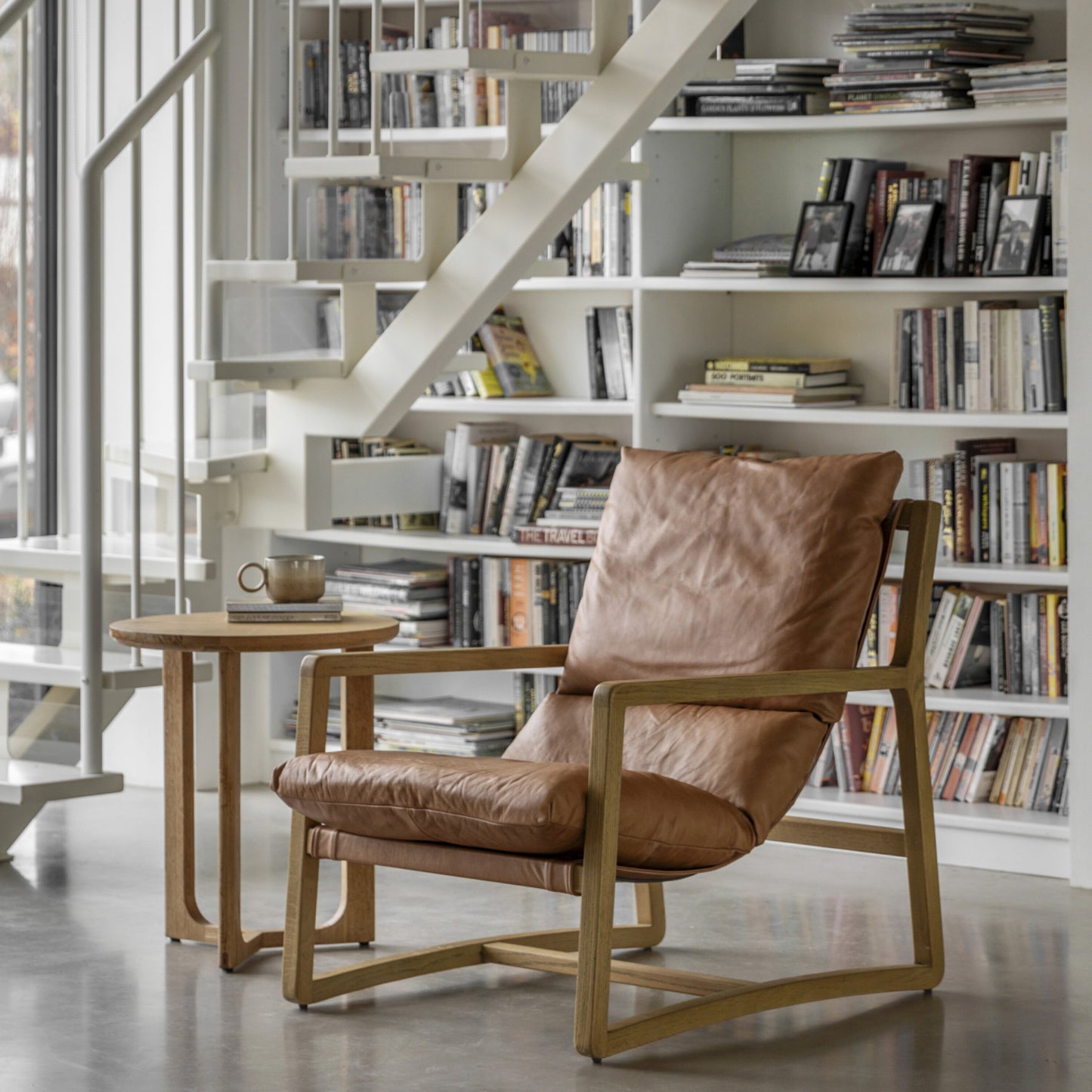 Rowan Lounge Chair | Vintage Brown Leather