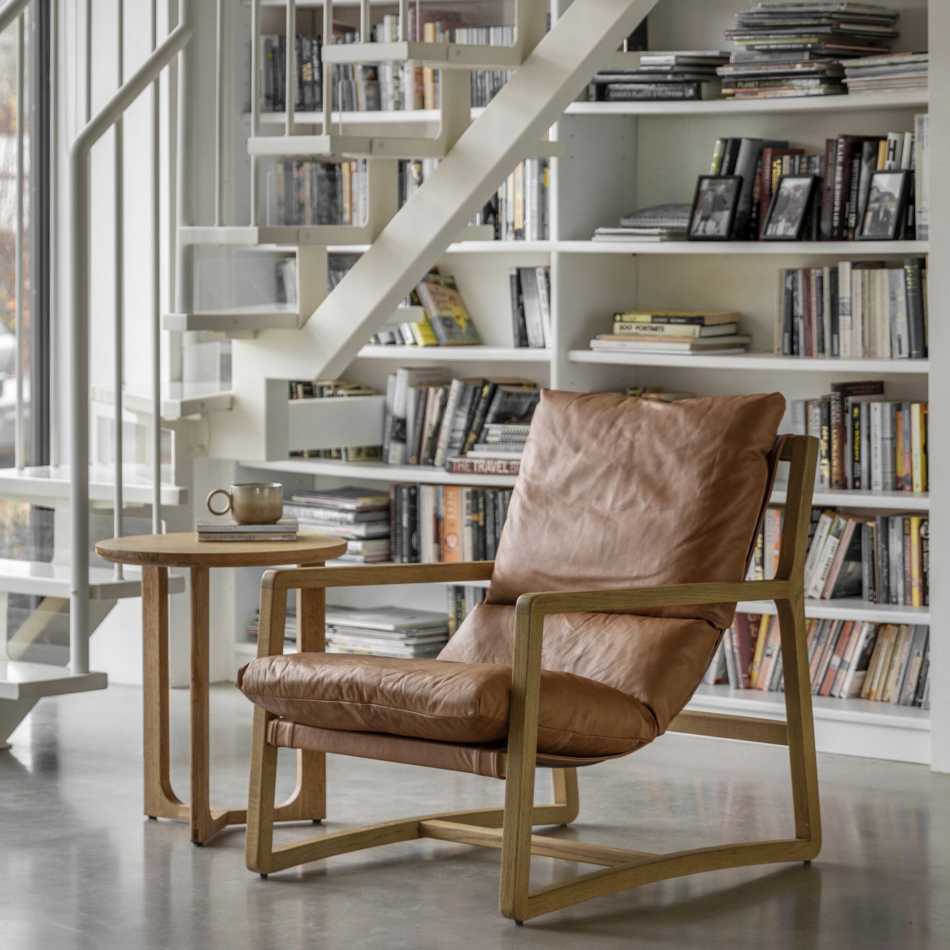 Rowan Lounge Chair | Vintage Brown Leather