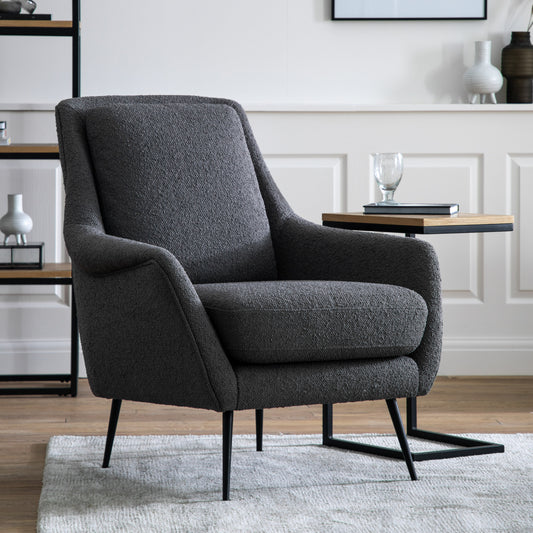 Apollo Relax Armchair | Dark Grey Linen