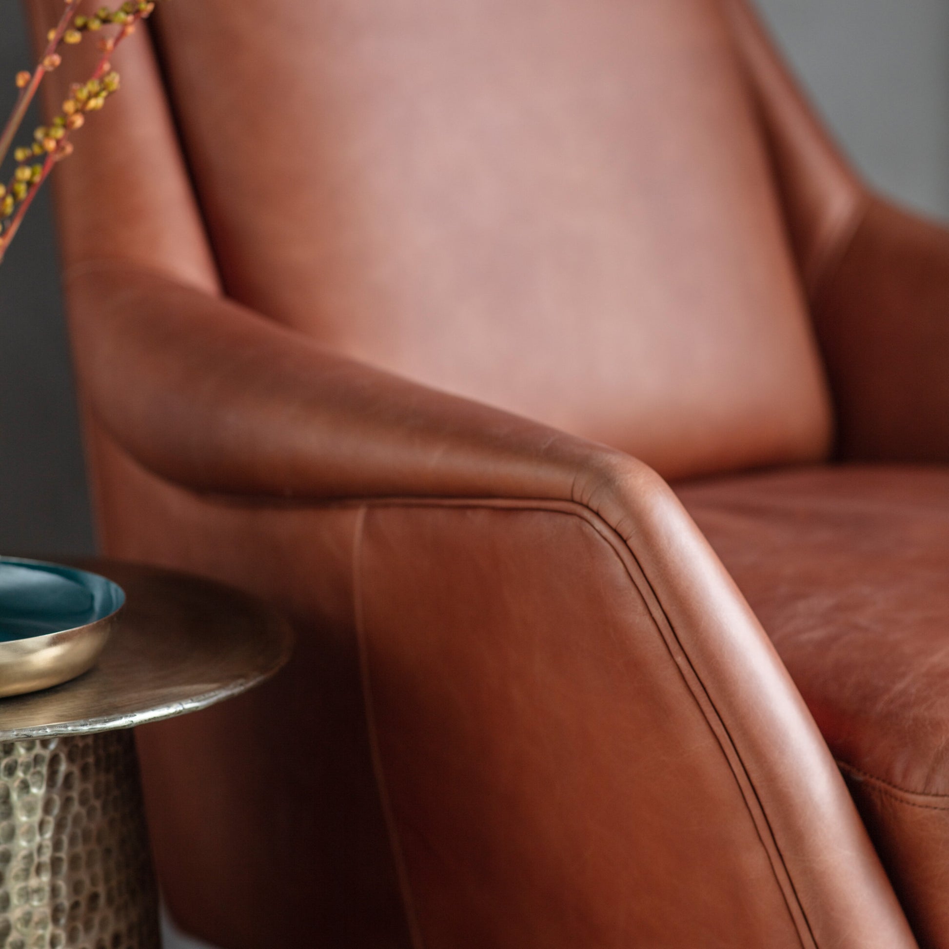 Apollo Relax Armchair | Brown Leather