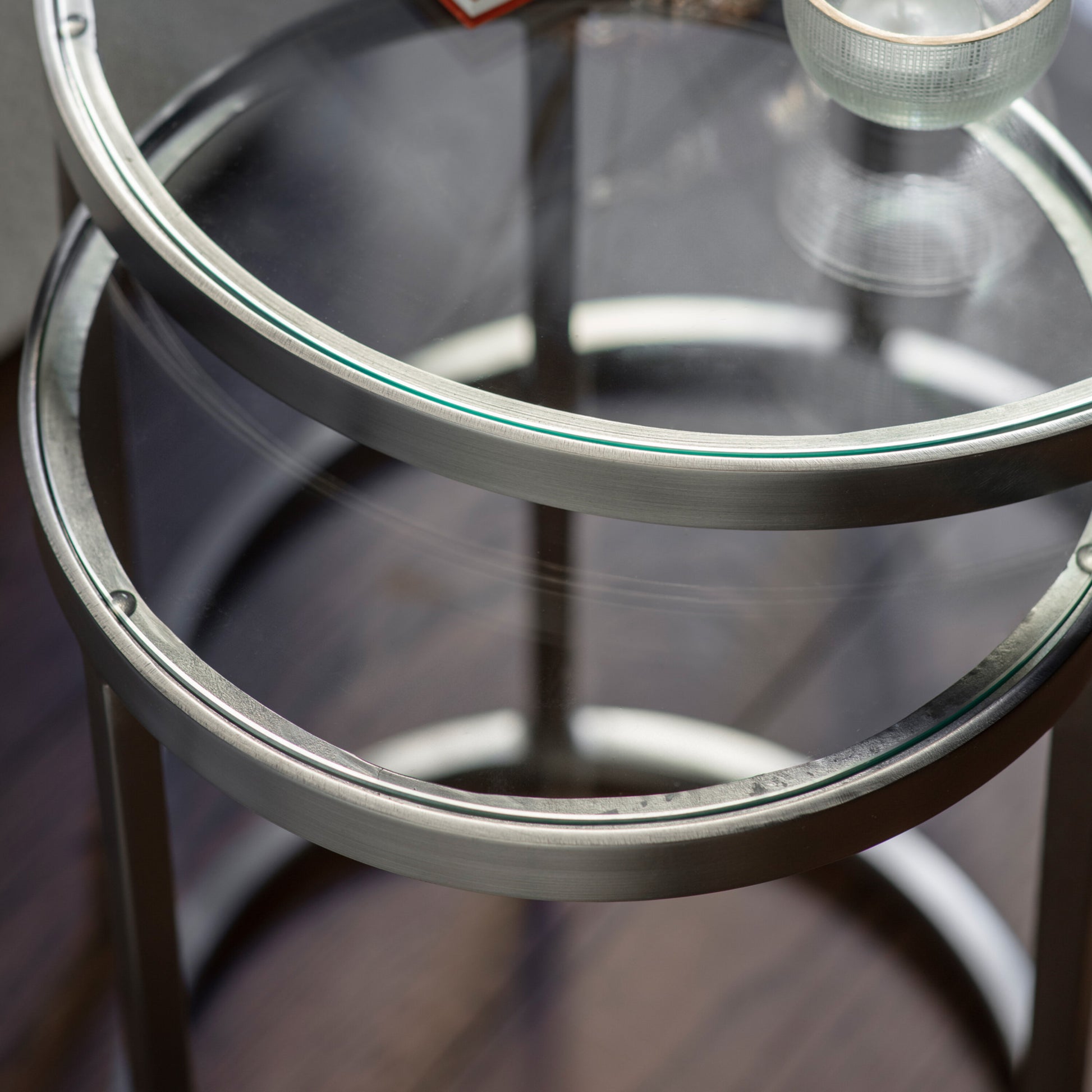 Rowe Nest of Two Tables | Silver