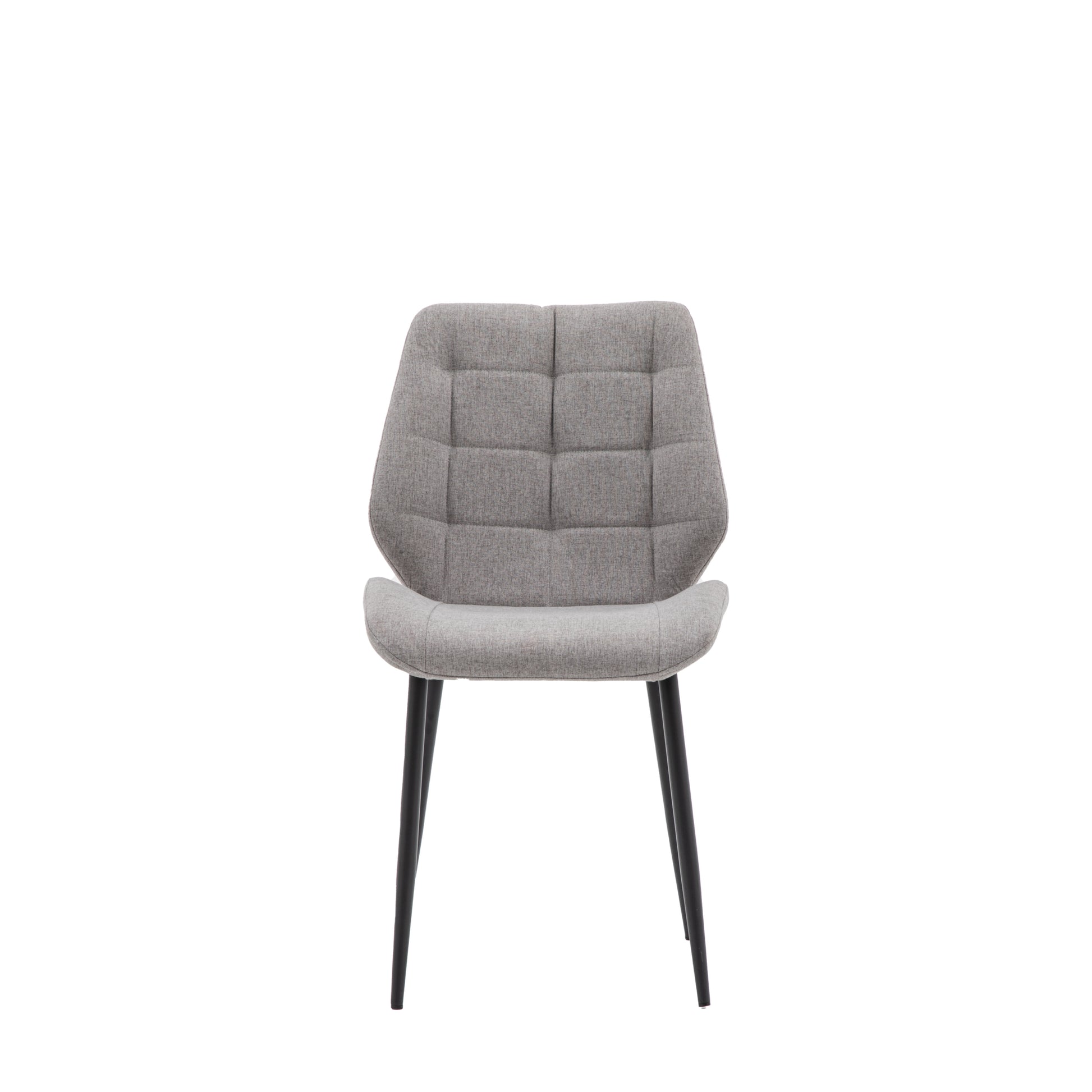 Amaya Fabric Dining Chair |Light Grey (2 Pack)