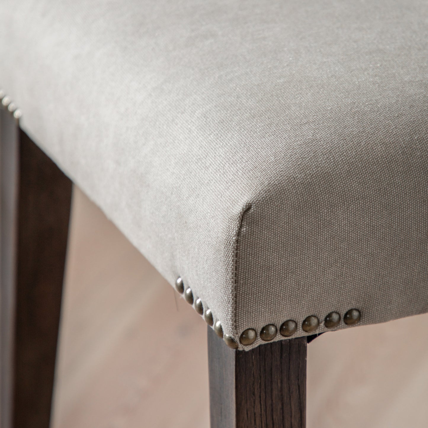 Mindi Walnut Chair | Cement Linen (2 Pack)