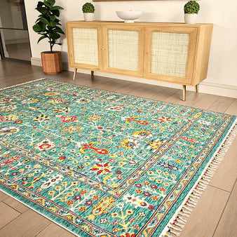 Amiri Luxury Rug | Green - Rydan Interiors