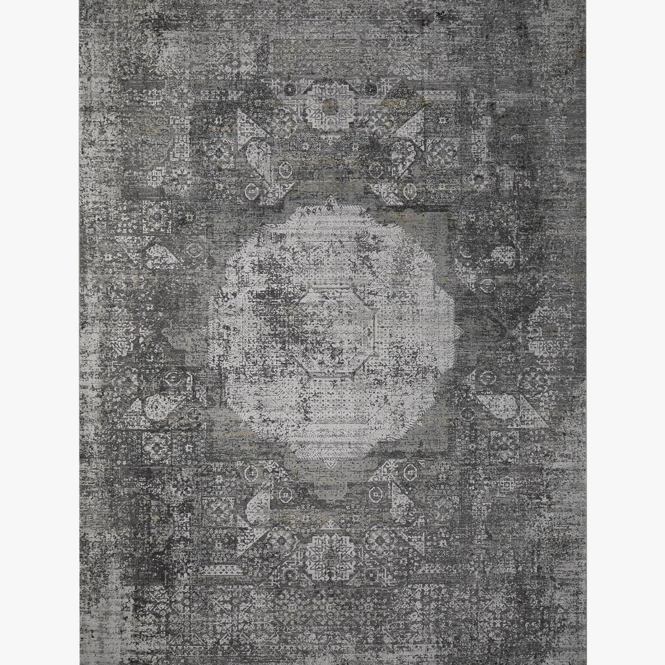 Toros Mamluk Luxury Rug | Silver - Rydan Interiors