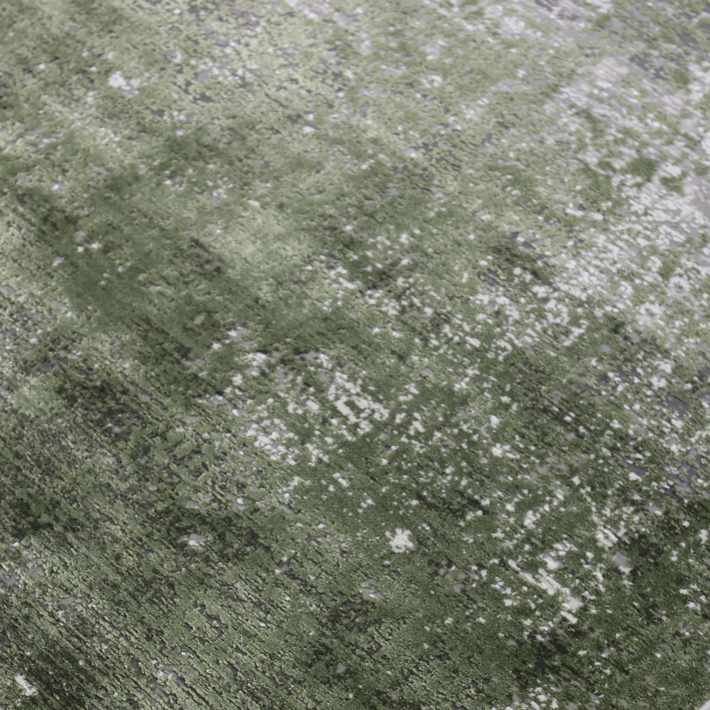 Toros Gradient Luxury Rug | Green/Silver - Rydan Interiors