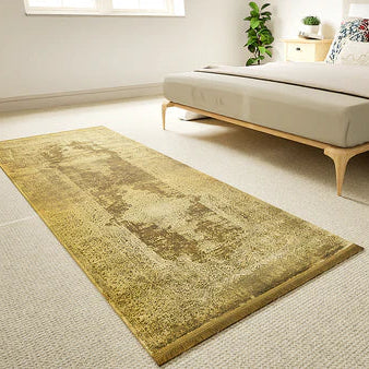 Luxury Toros Medallion Runner | Mink Overdyed - Rydan Interiors