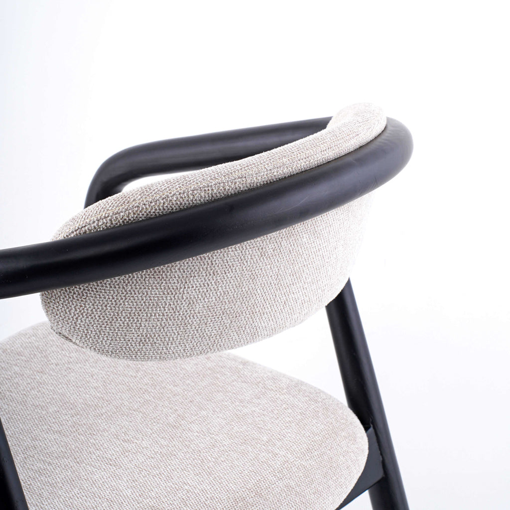 Isabelle Arm Chair | Black - Rydan Interiors