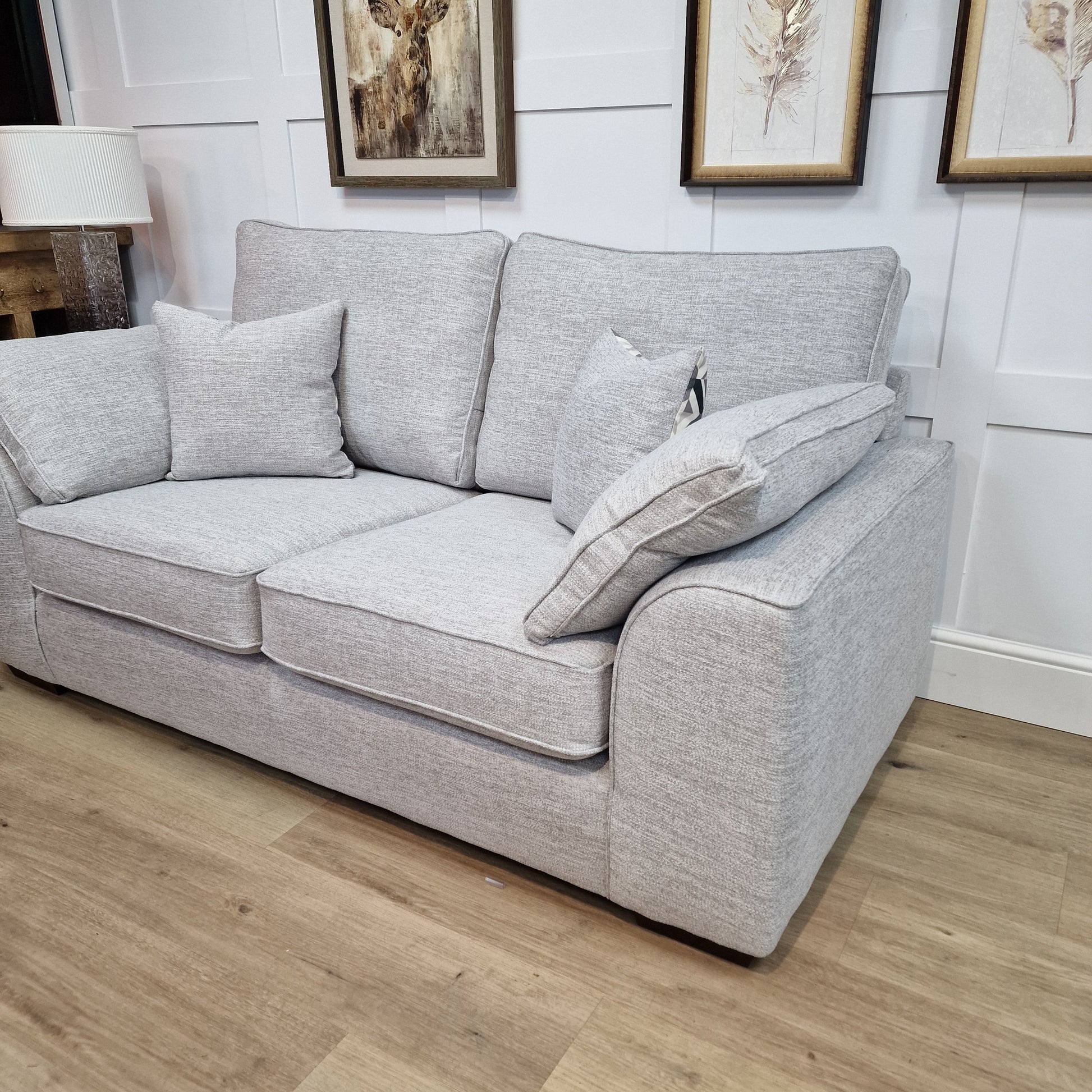 Stamford Sofa 2 Seater | Light Grey - Rydan Interiors