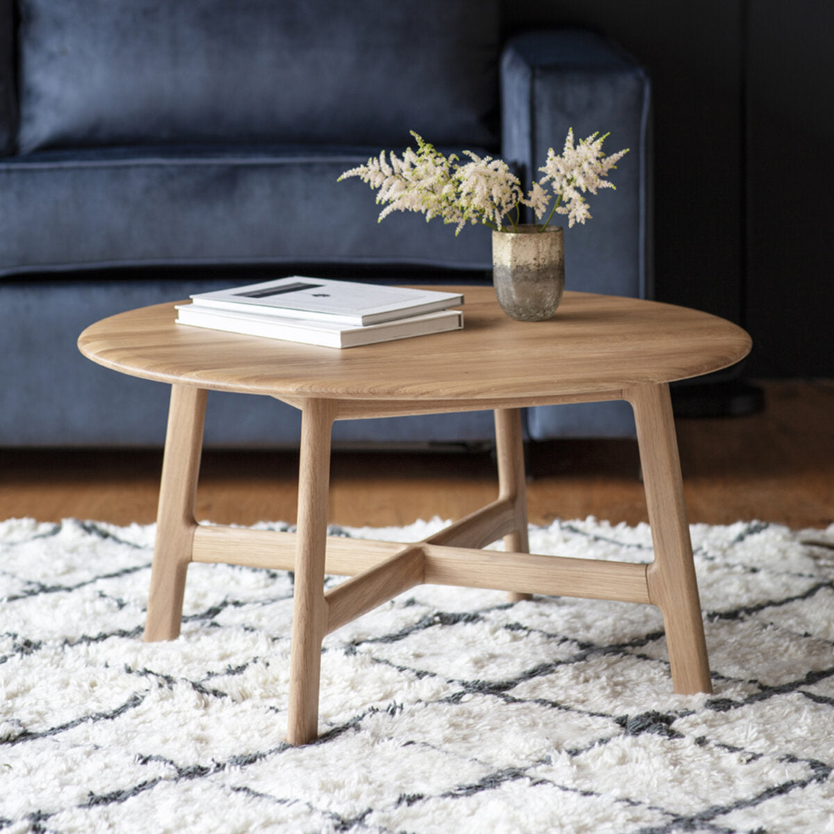 Oslo Scandi Design Round Coffee Table