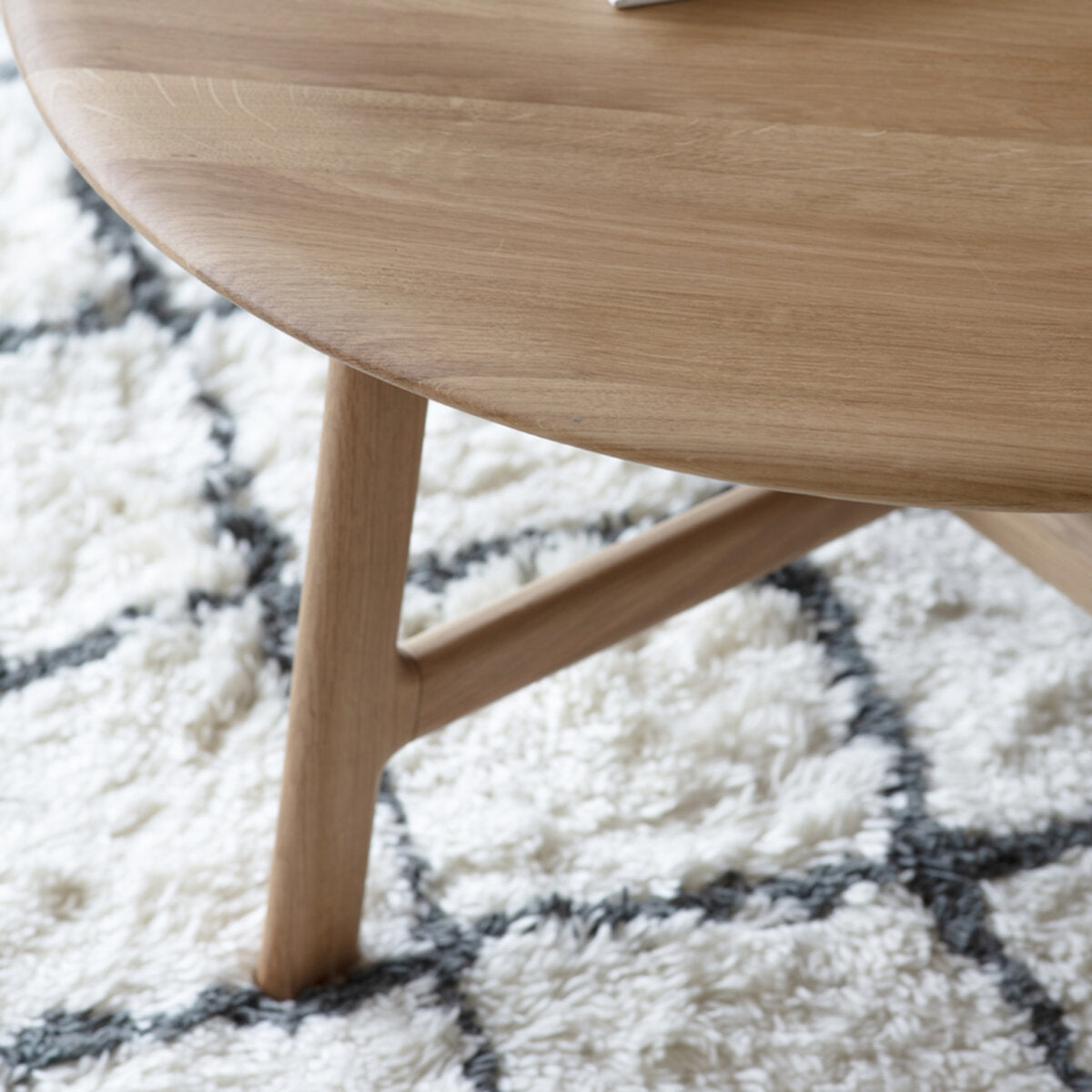 Oslo Scandi Design Round Coffee Table