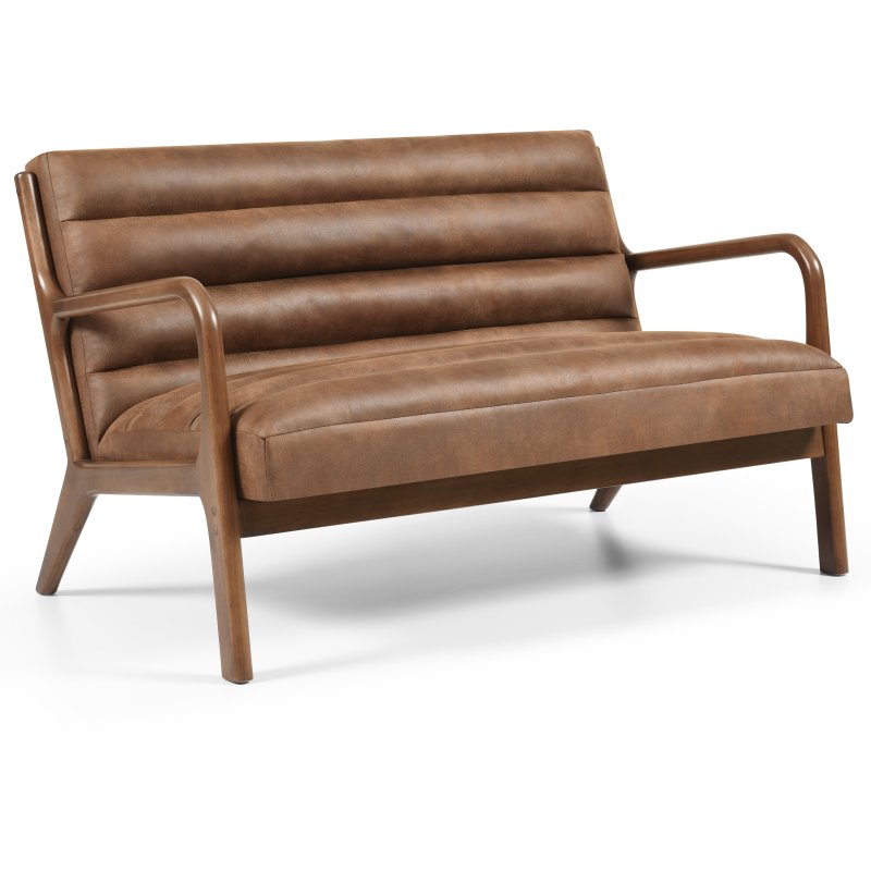Inca Ribbed | Achilles Brown PU - Rydan Interiors
