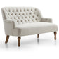 Bianca Two Seater Chair | Cream - Rydan Interiors