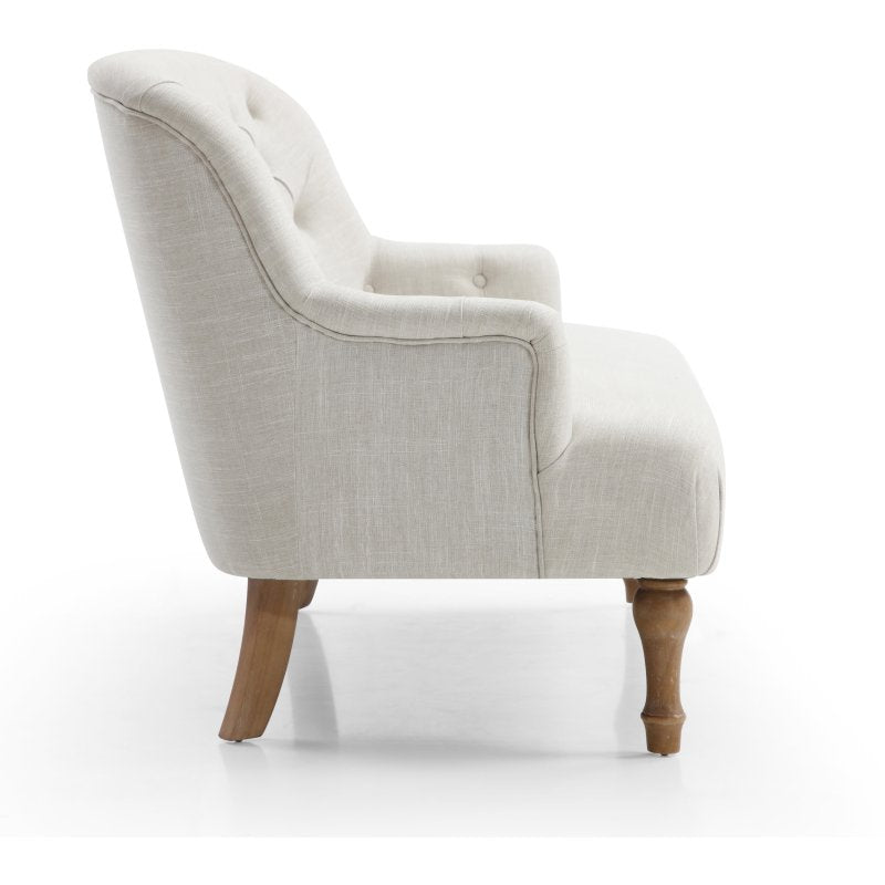 Bianca Two Seater Chair | Cream - Rydan Interiors
