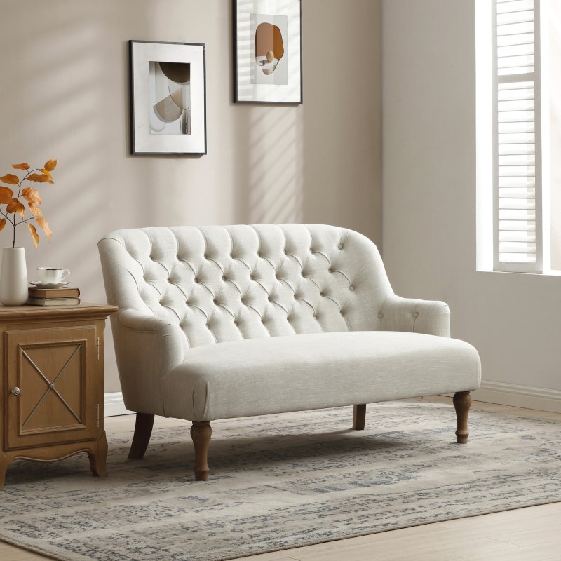 Bianca Two Seater Chair | Cream - Rydan Interiors