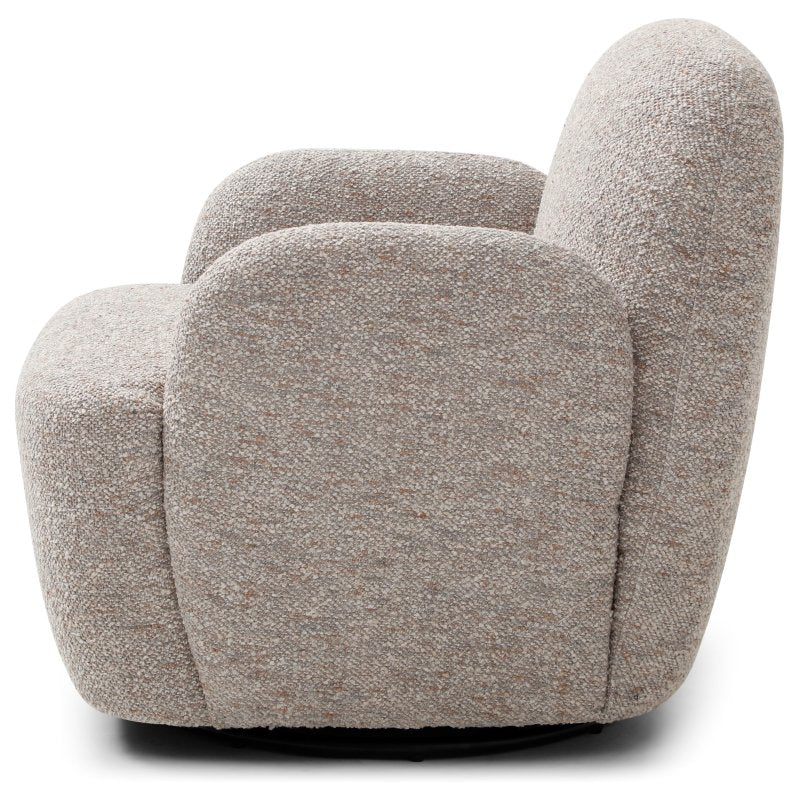 Micky Swivel Chair l Natural - Rydan Interiors