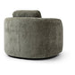 Mitch Swivel Chair l Distressed Olive Chenille - Rydan Interiors