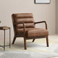 Inca Brown PU Accent Chair - Rydan Interiors