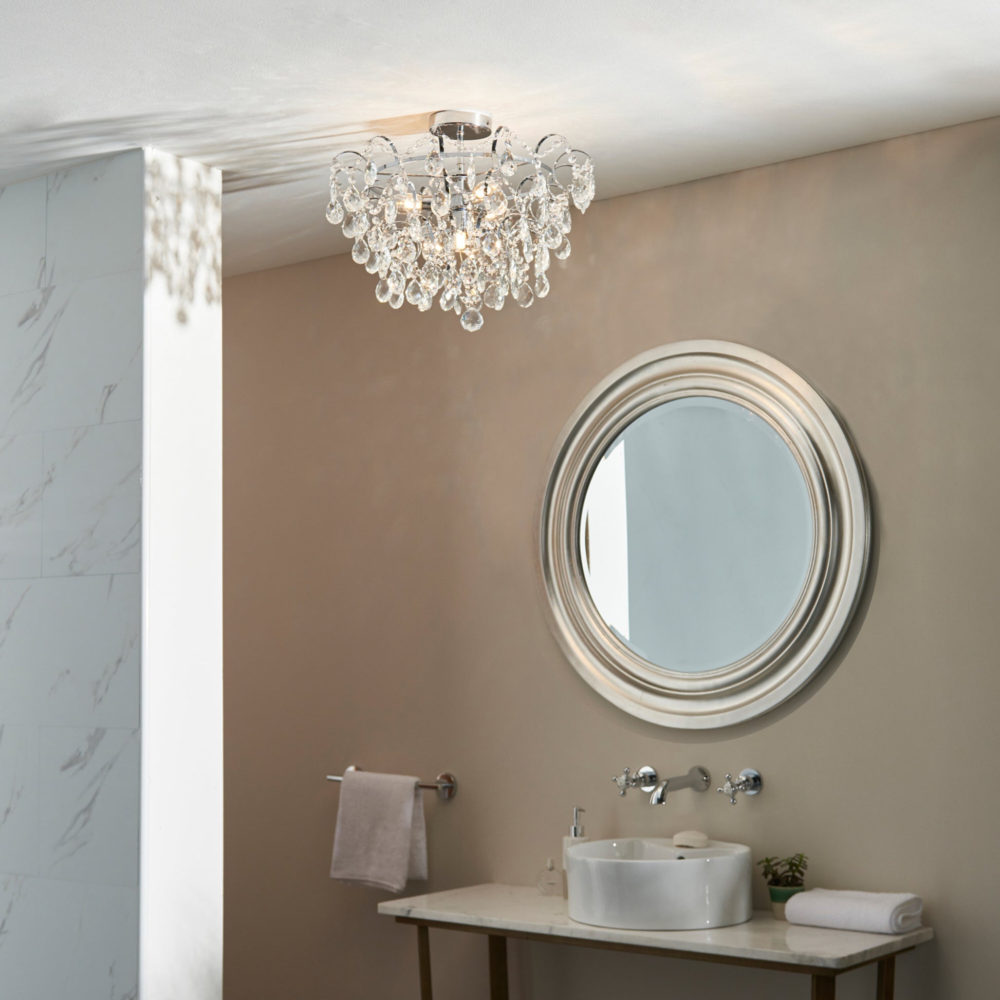 Alisona Bathroom 4 Ceiling Light