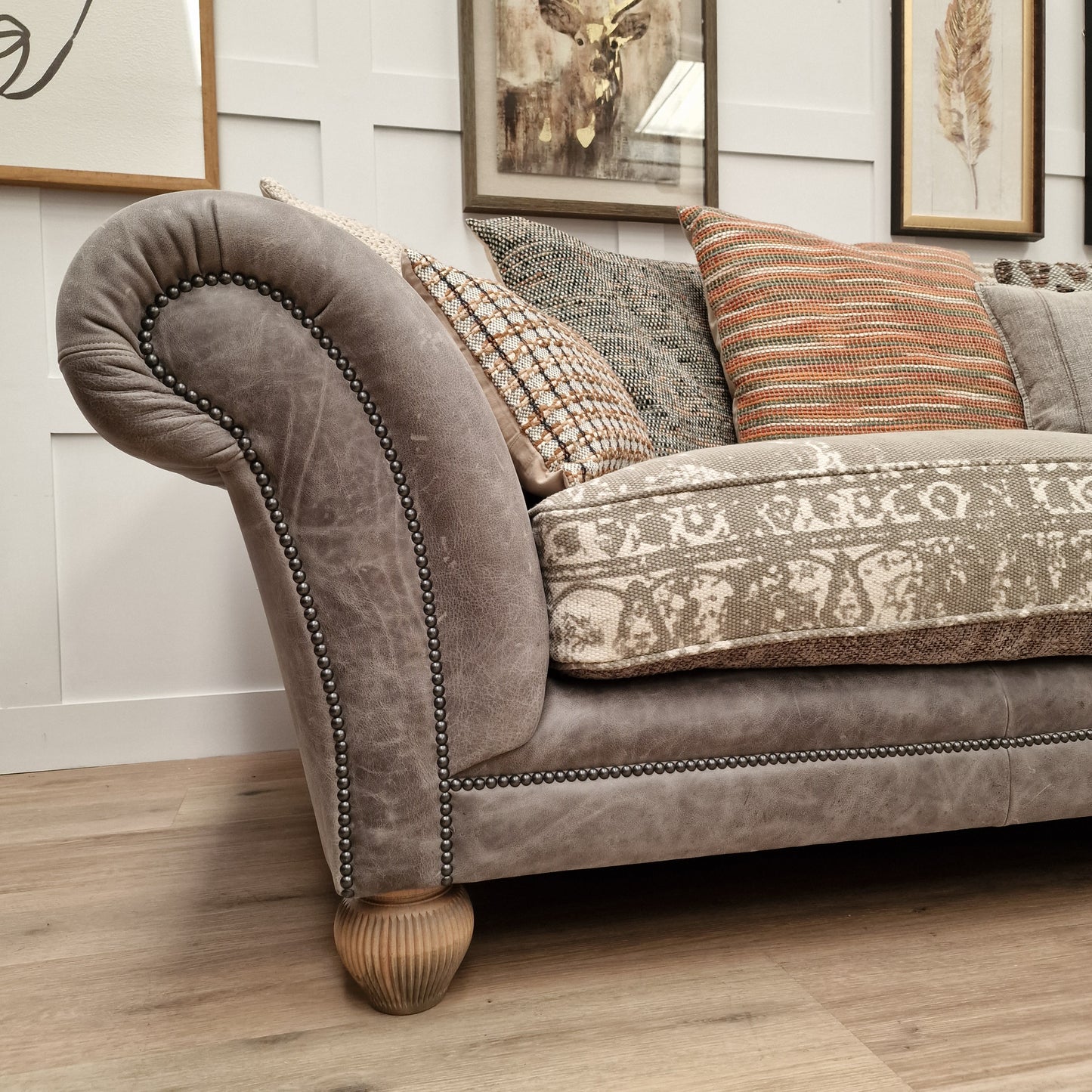 Montana Grand Sofa - Bagru & Leather