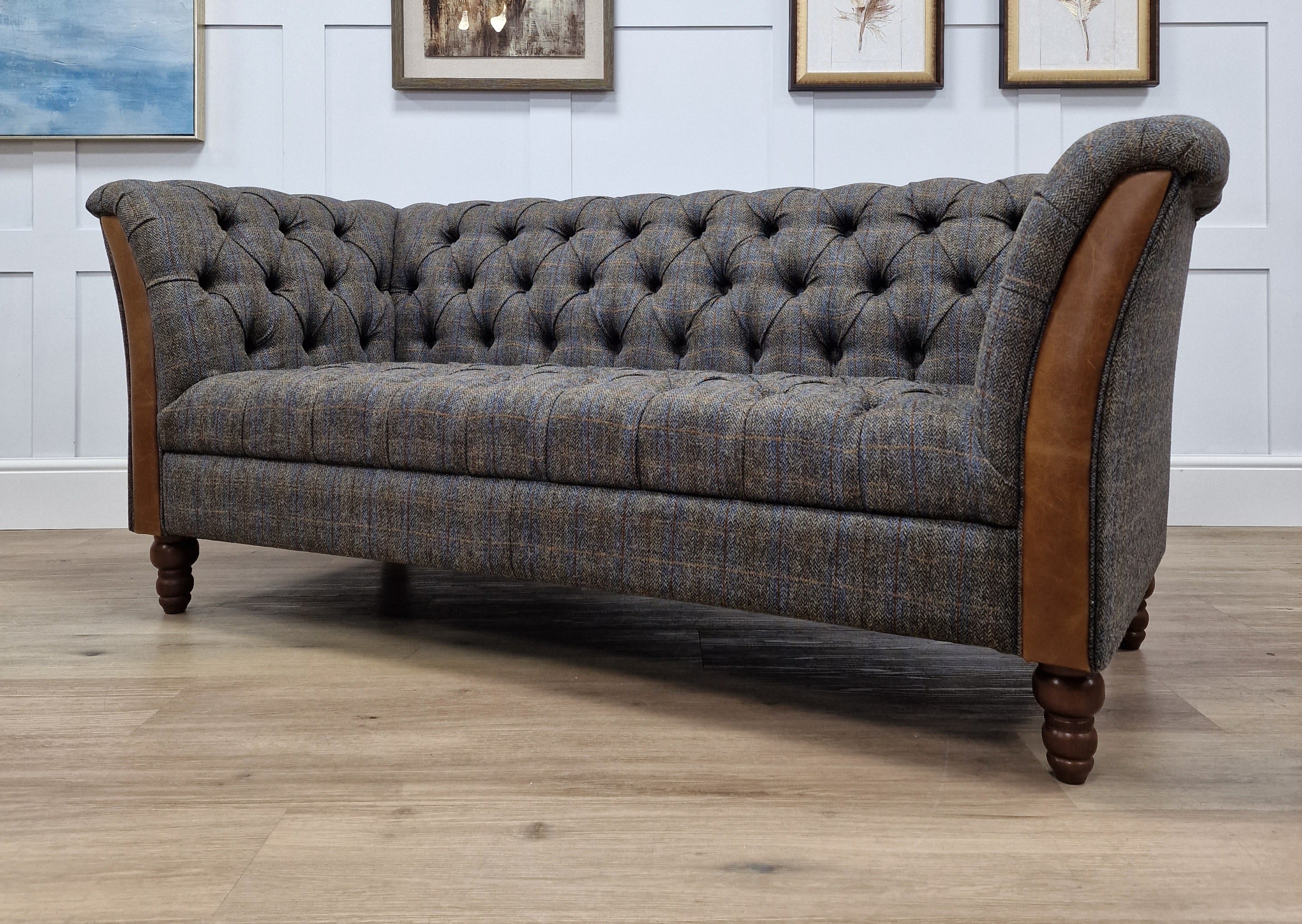 Harris tweed 2024 chesterfield sofa