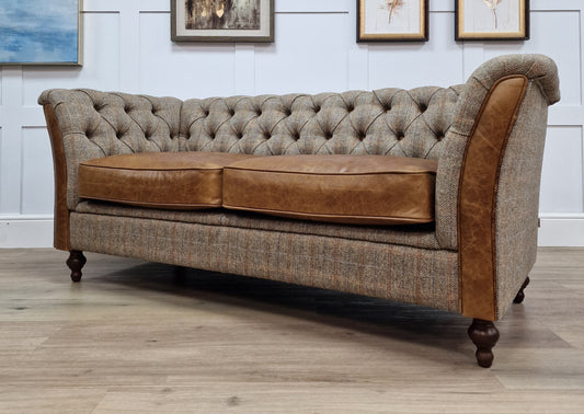 2 Seater Harris Tweed Sofa | Winston - Rydan Interiors