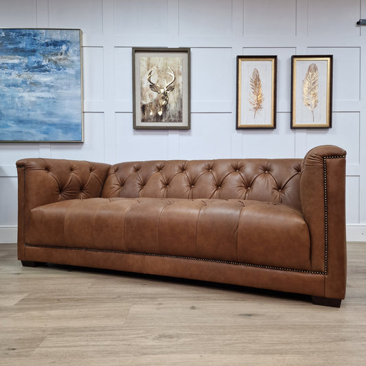 Leather Chesterfield Sofa - Atik