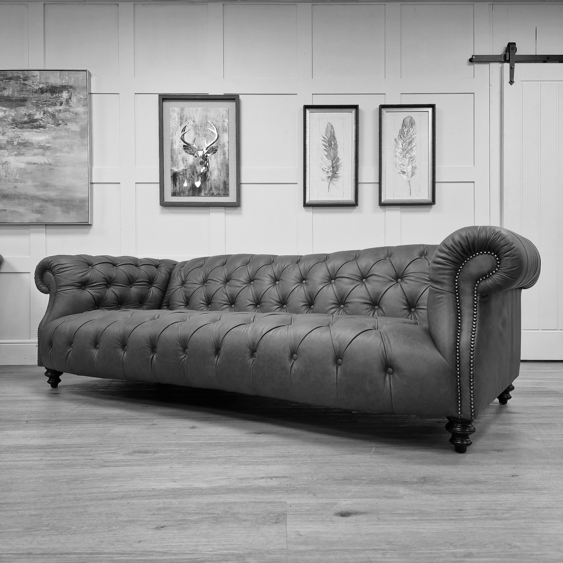 Bespoke Deep Buttoned Leather Chesterfield - Model 10 - Rydan Interiors