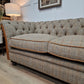 Tiree 2 Seater Harris Tweed Sofa - Brown And Beige Herringbone - Rydan Interiors