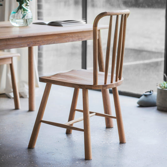 Emiko Metal And Wood Dining Chair (2 Pack)