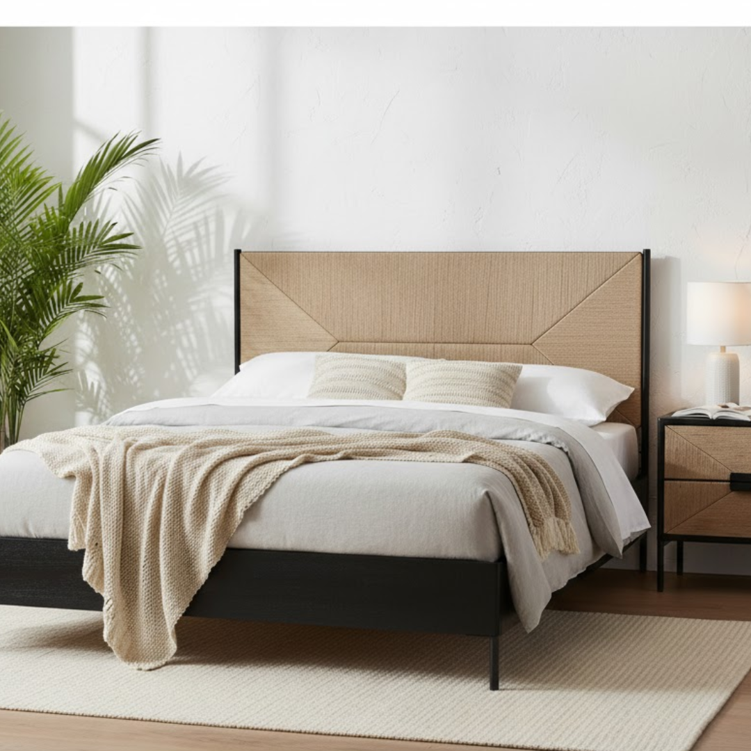 Raphia Super King Size Brdstead - Rydan Interiors