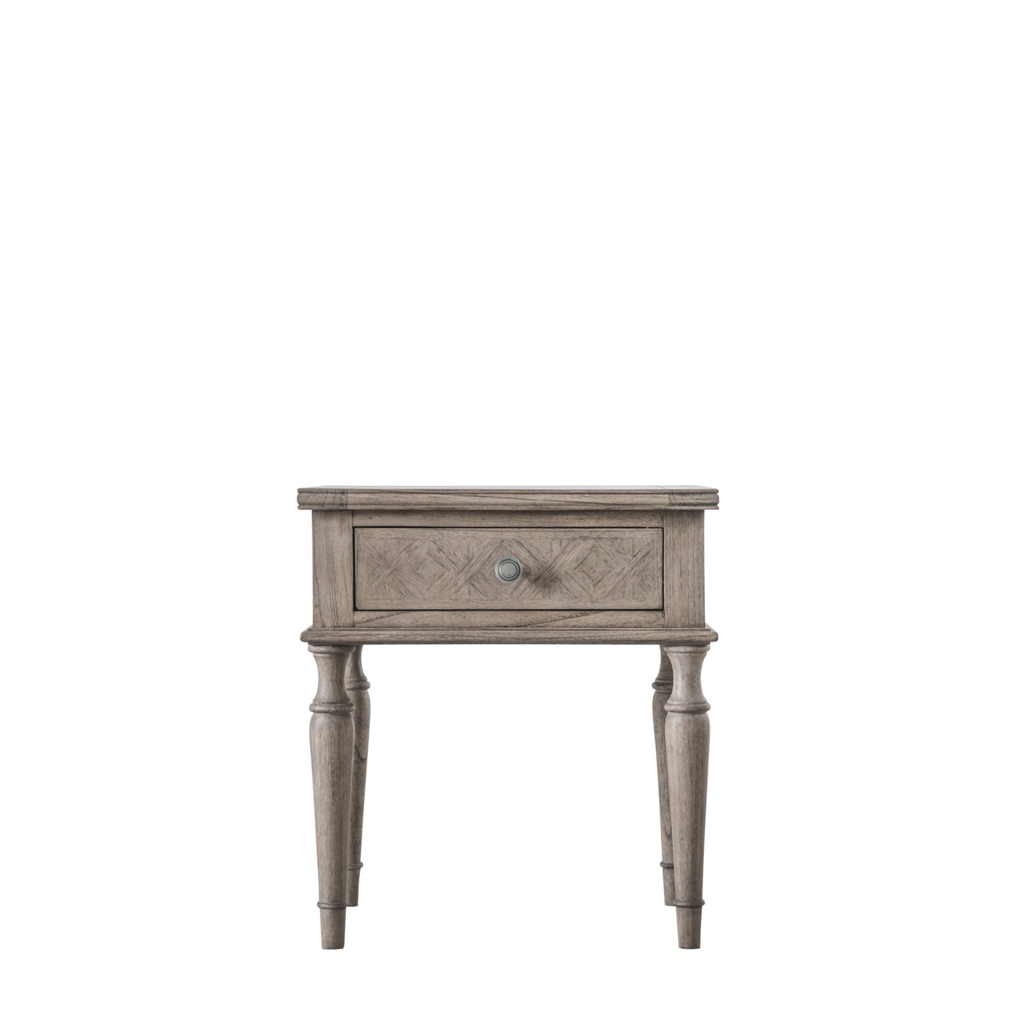 Colonial Parquet Inlay 1 Drawer Side Table