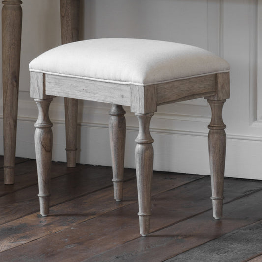 Colonial Parquet Inlay Dressing Stool 