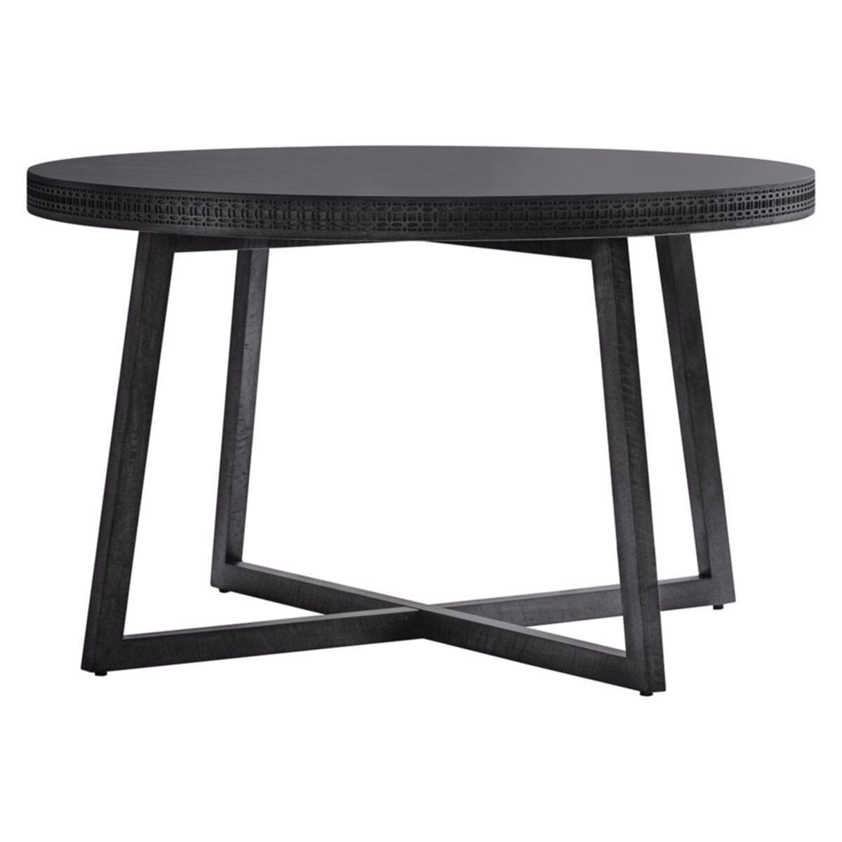 Mila Round Dining Table | Black