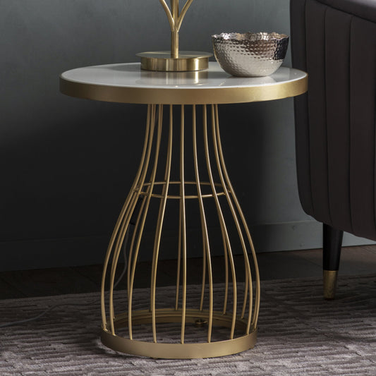 Southgate Side Table | Champagne