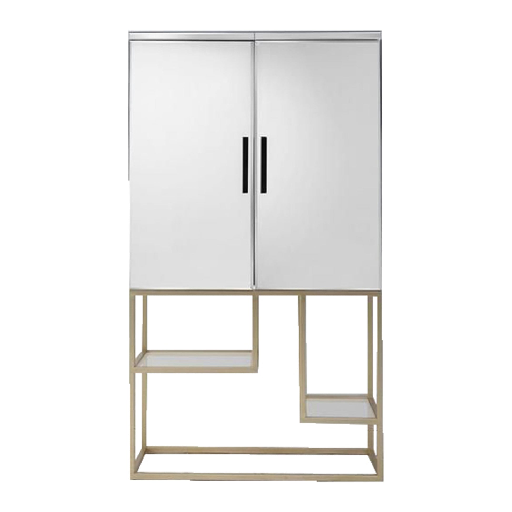 Mirrored Cocktail Cabinet | Champagne 