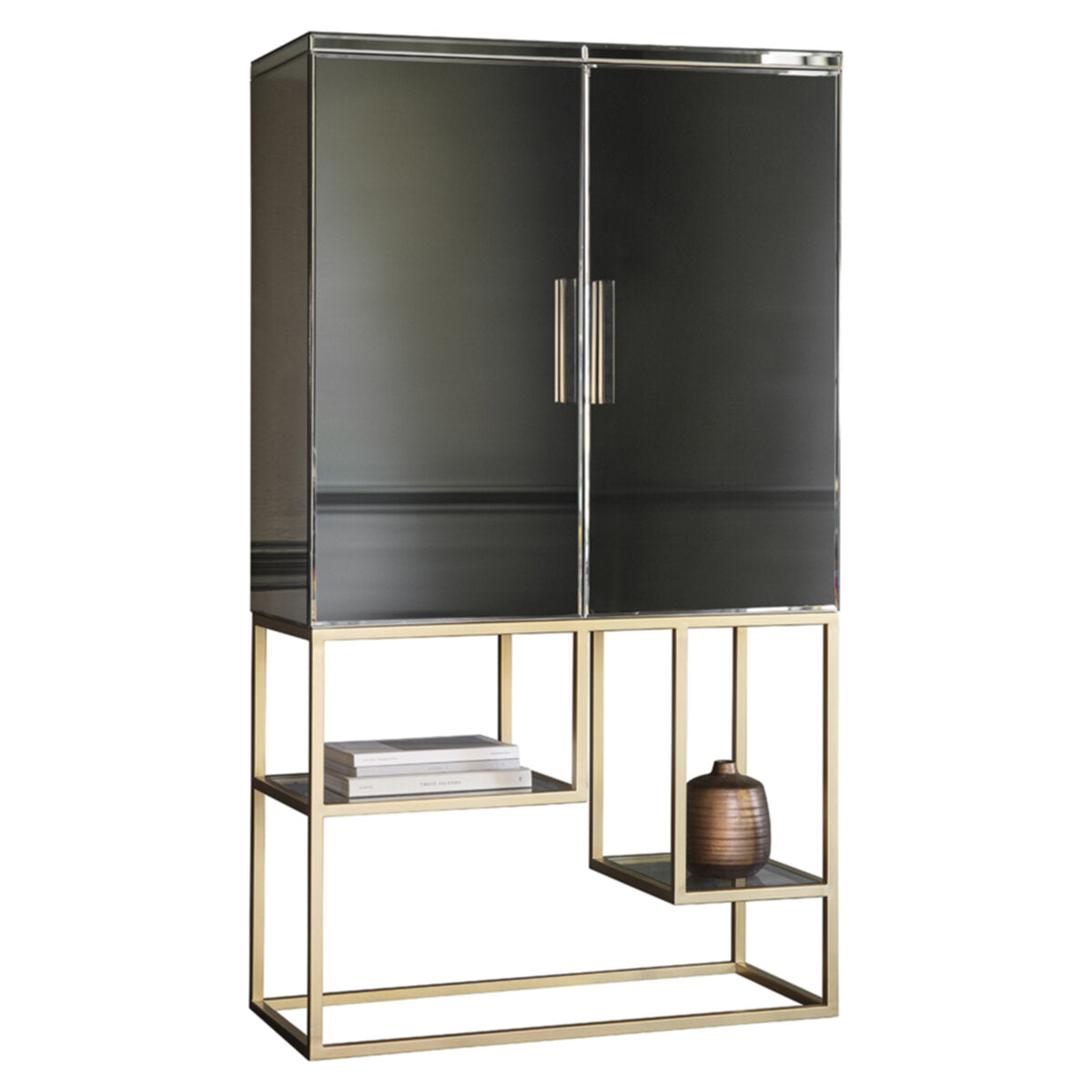 Mirrored Cocktail Cabinet | Champagne 