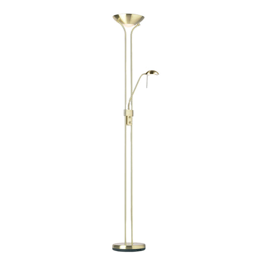 Rome Floor Lamp | Satin Brass