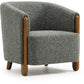 Jules Accent Chair | Olive Textured Boucle - Rydan Interiors