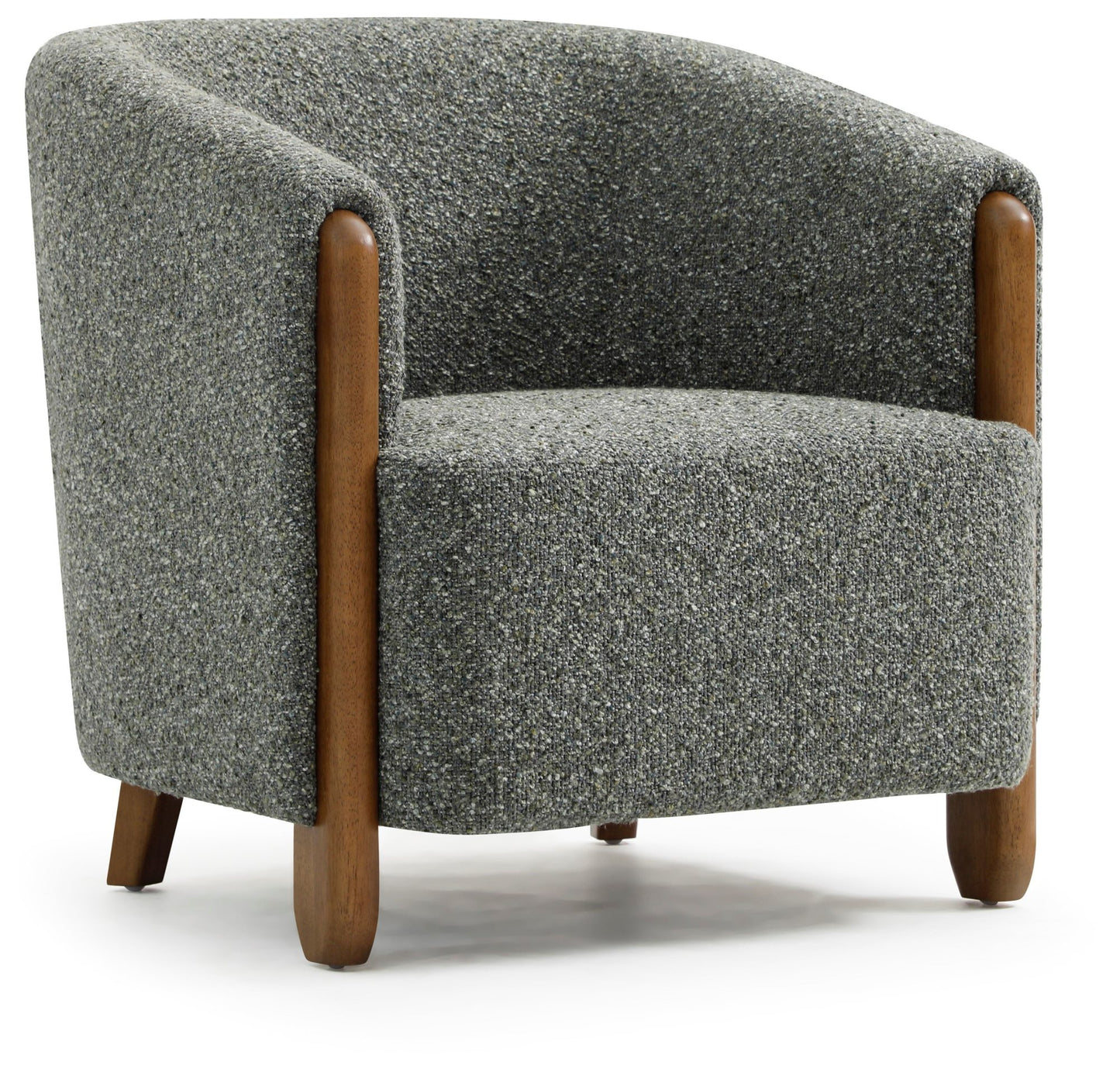 Jules Accent Chair | Olive Textured Boucle - Rydan Interiors