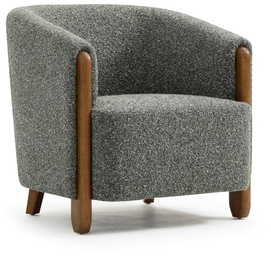 Jules Accent Chair | Olive Textured Boucle - Rydan Interiors