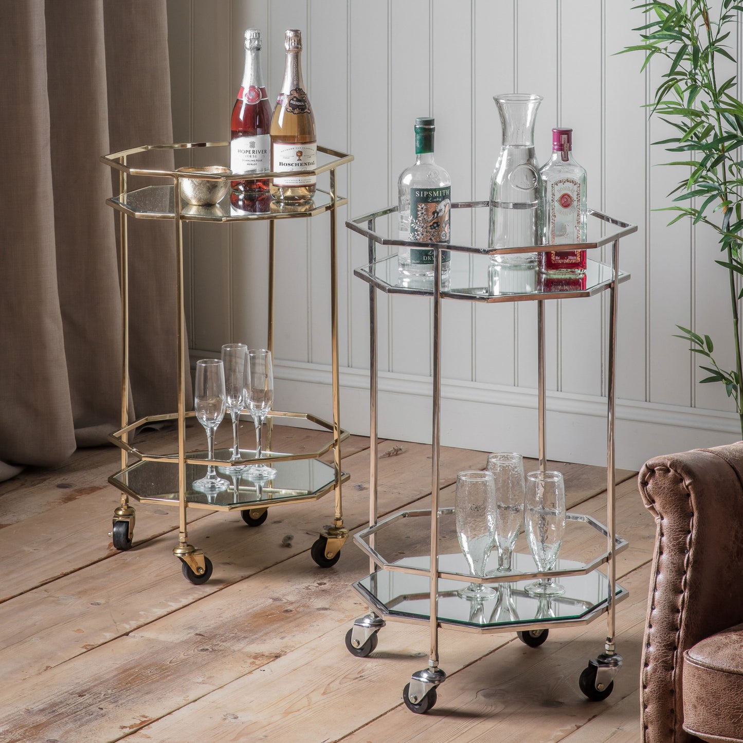 Ockendon Drinks Trolley | Gold 