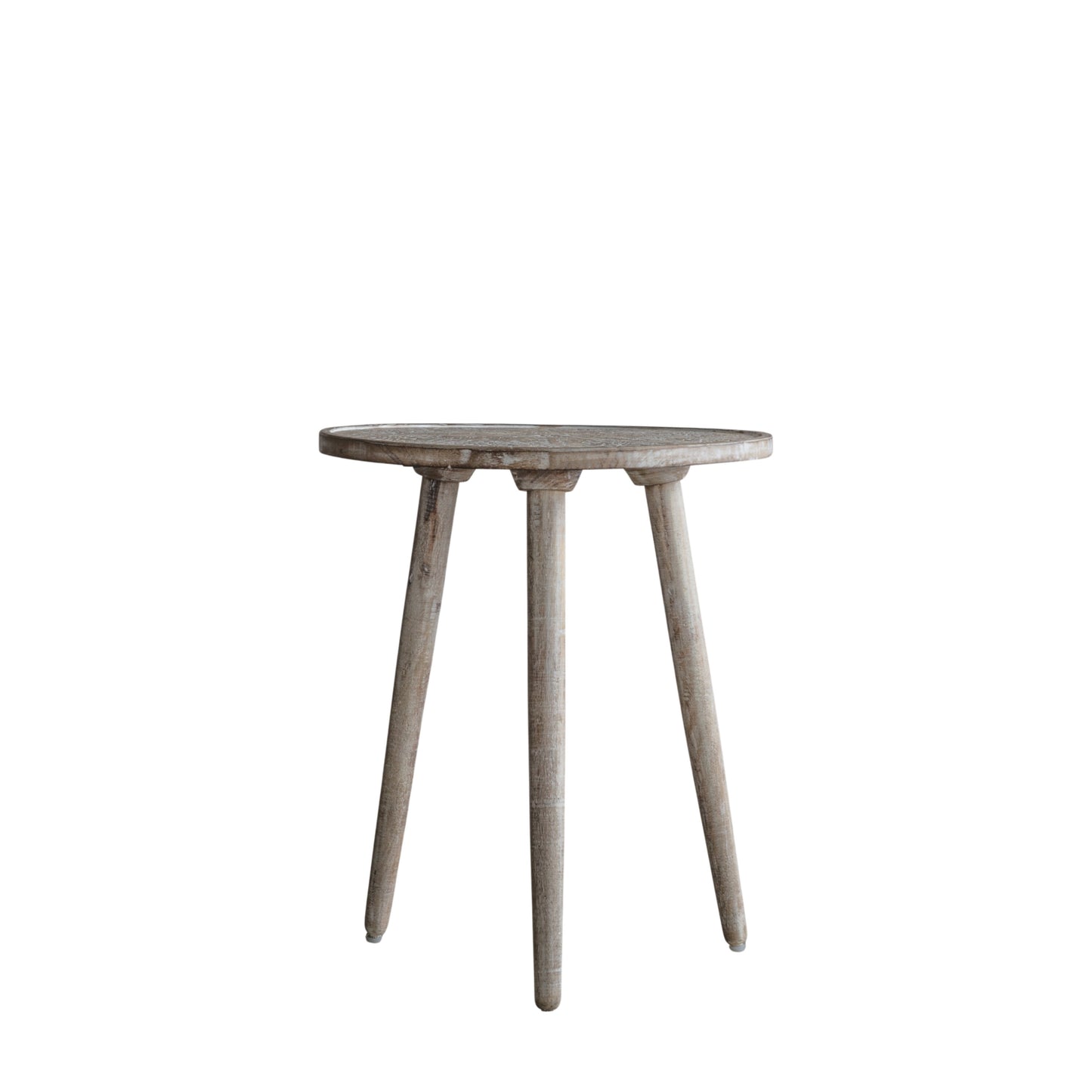 Agra Side Table Natural | White 